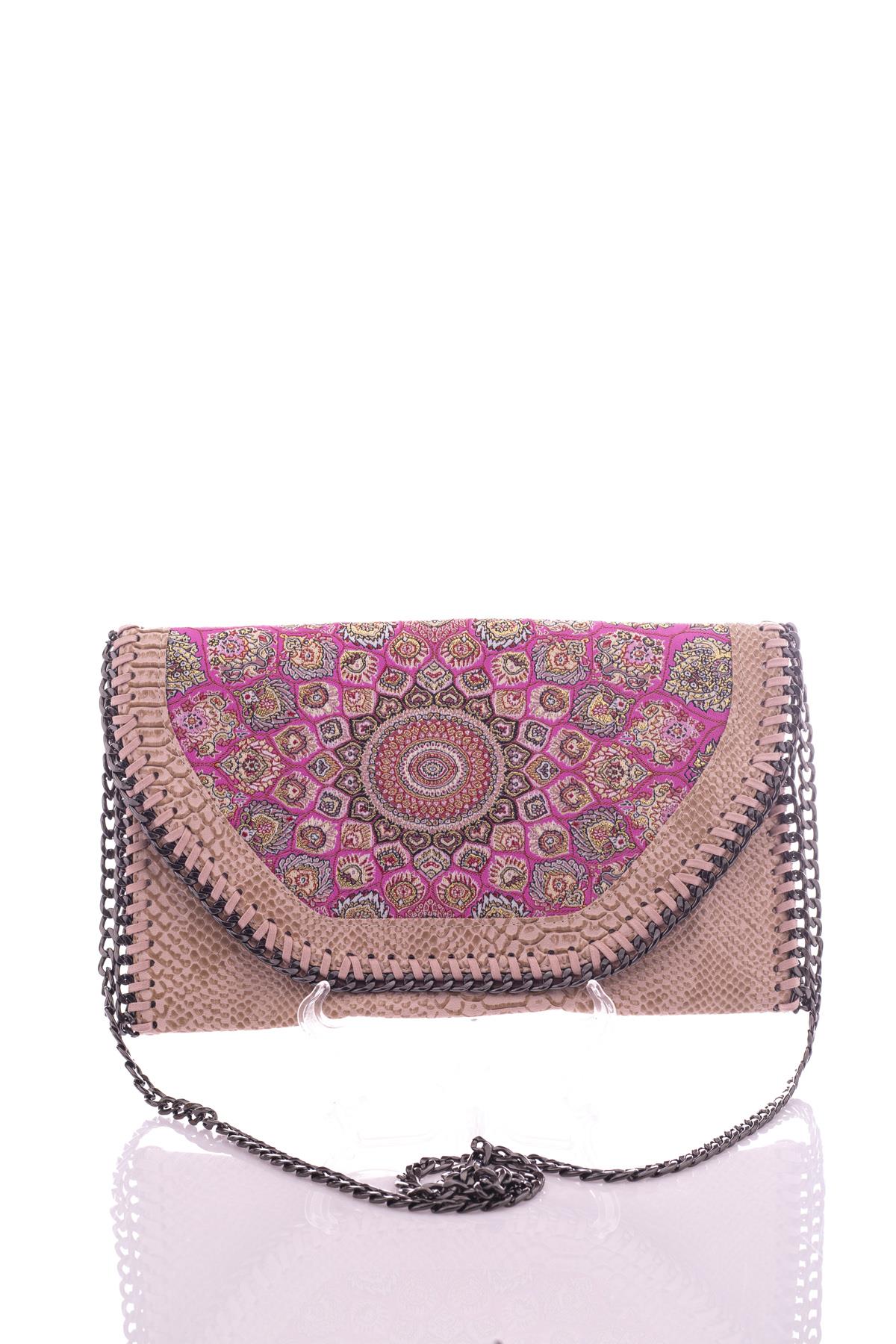 Mottif  İstanbul  Otantik Dokuma Kadın Portföy Clutch Çanta 1007.17