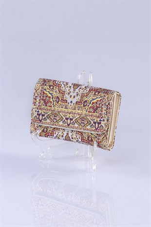 Mottif  İstanbul  Otantik Dokuma Kadın Cüzdan 1509.03