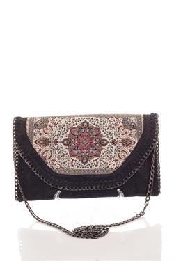 Mottif  İstanbul  Otantik Dokuma Kadın Portföy Clutch Çanta 1007.11