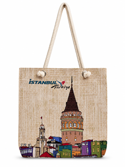 Plaj çanta  Kadın El Omuz Çanta Mottif İstanbul Otantik Goblen Heybe