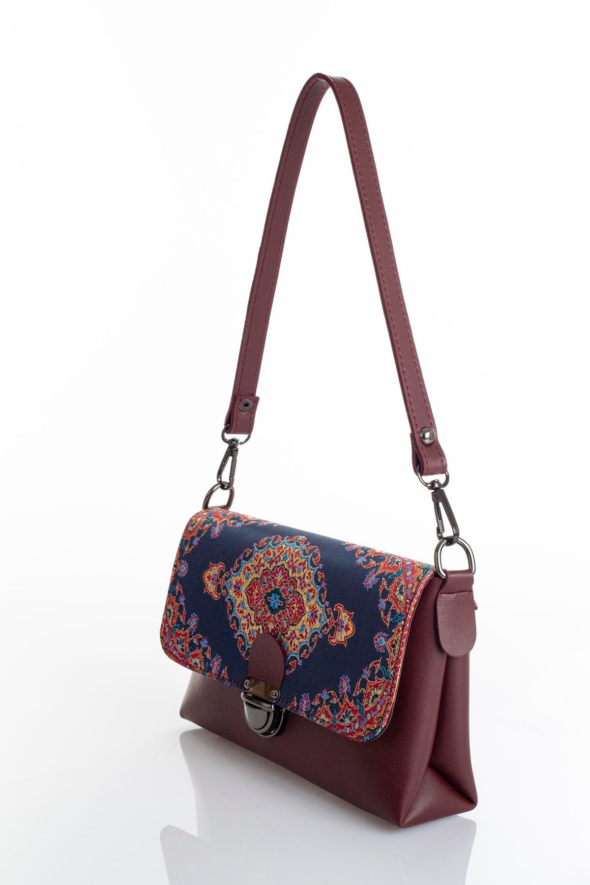 Mottif İstanbul  Otantik Dokuma  Kadın Omuz Çanta 1036.09