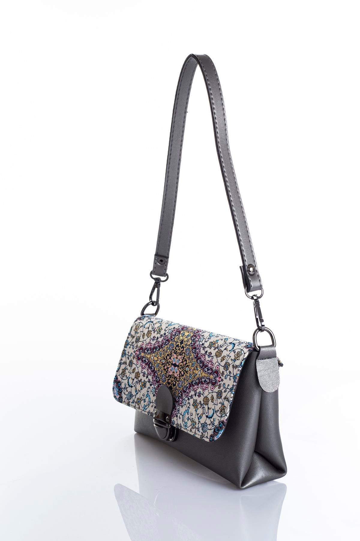 Mottif İstanbul  Otantik Dokuma  Kadın Omuz Çanta 1036.04