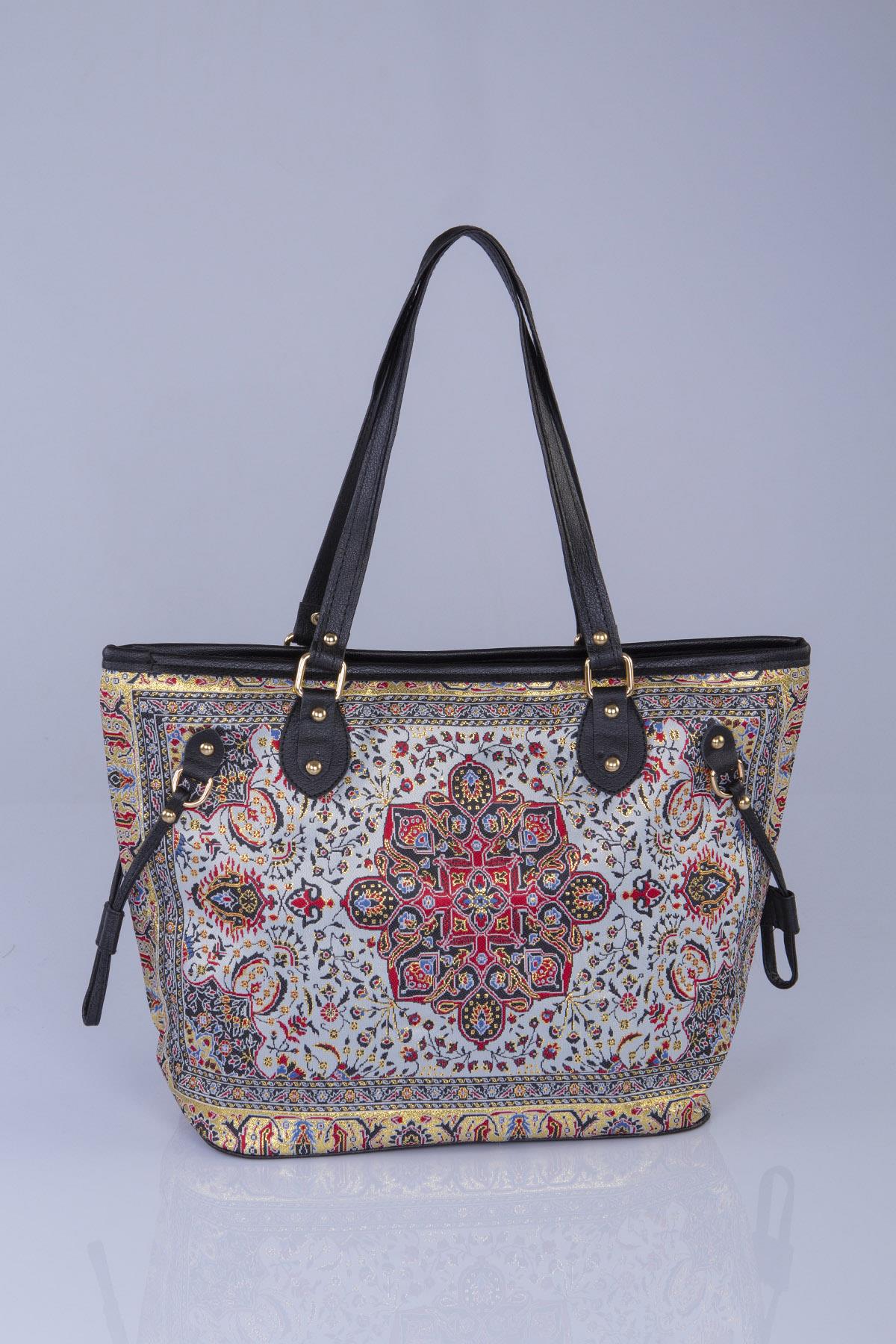 Mottif İstanbul Otantik Dokuma  Kadın Omuz Çanta 1025.11