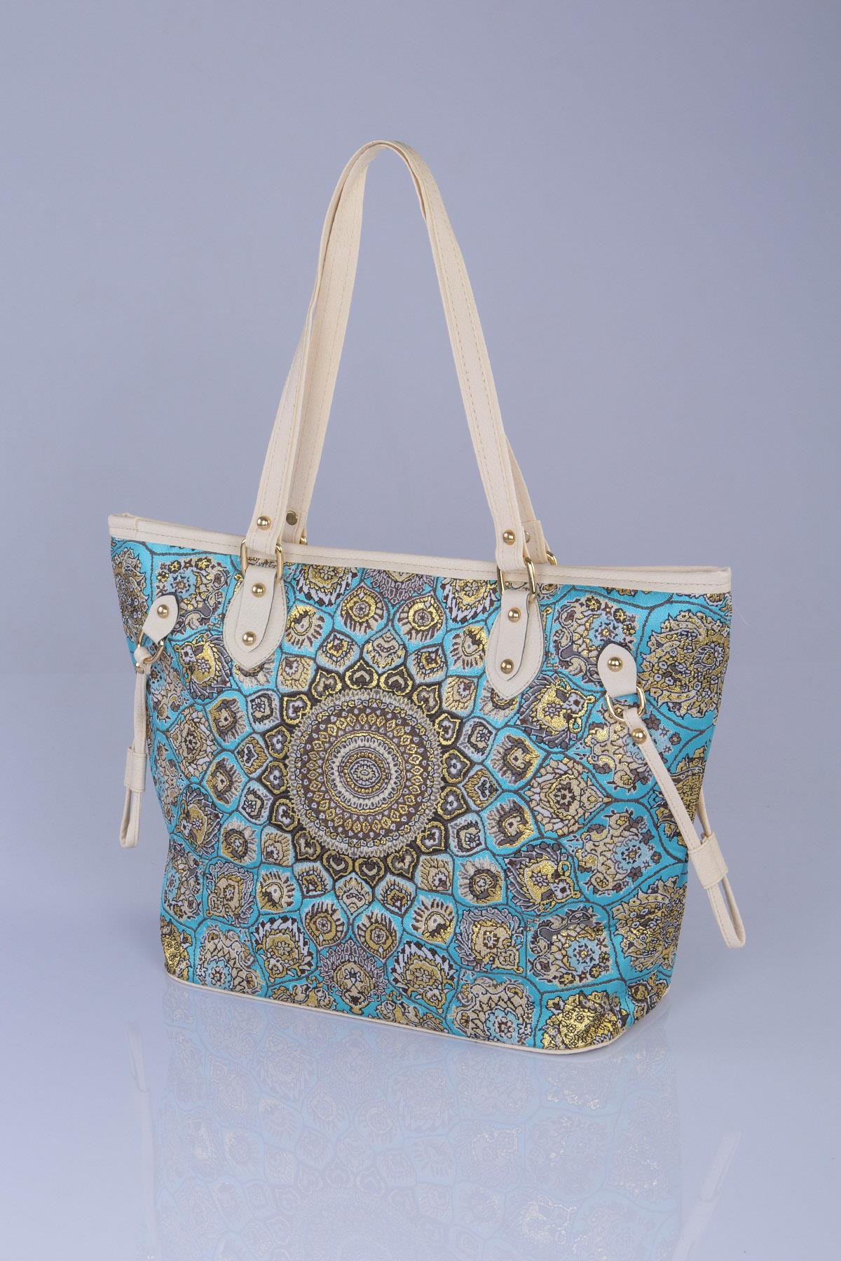 Mottif İstanbul Otantik Dokuma  Kadın Omuz Çanta 1025.05