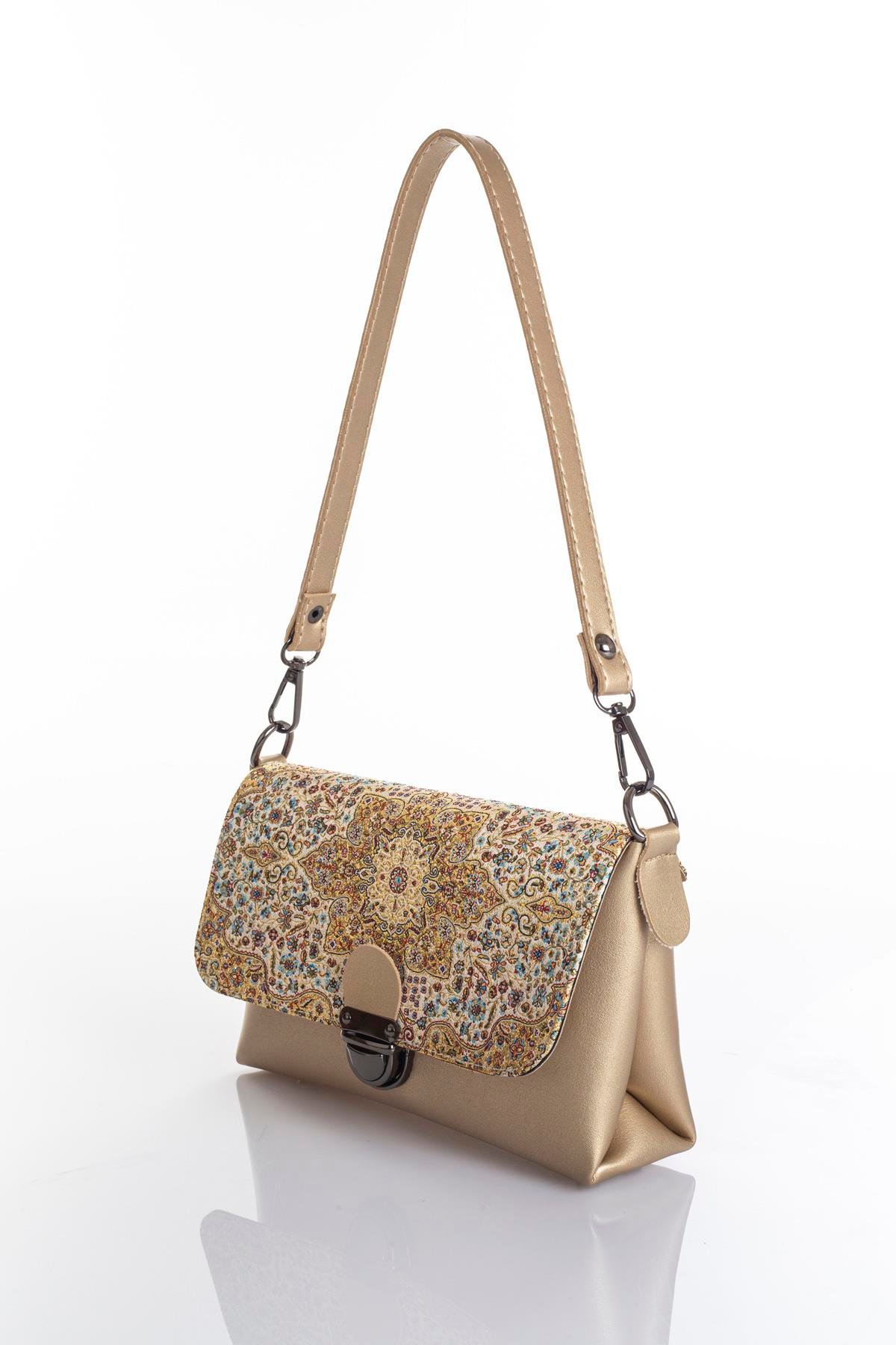 Mottif İstanbul  Otantik Dokuma  Kadın Omuz Çanta 1036.12