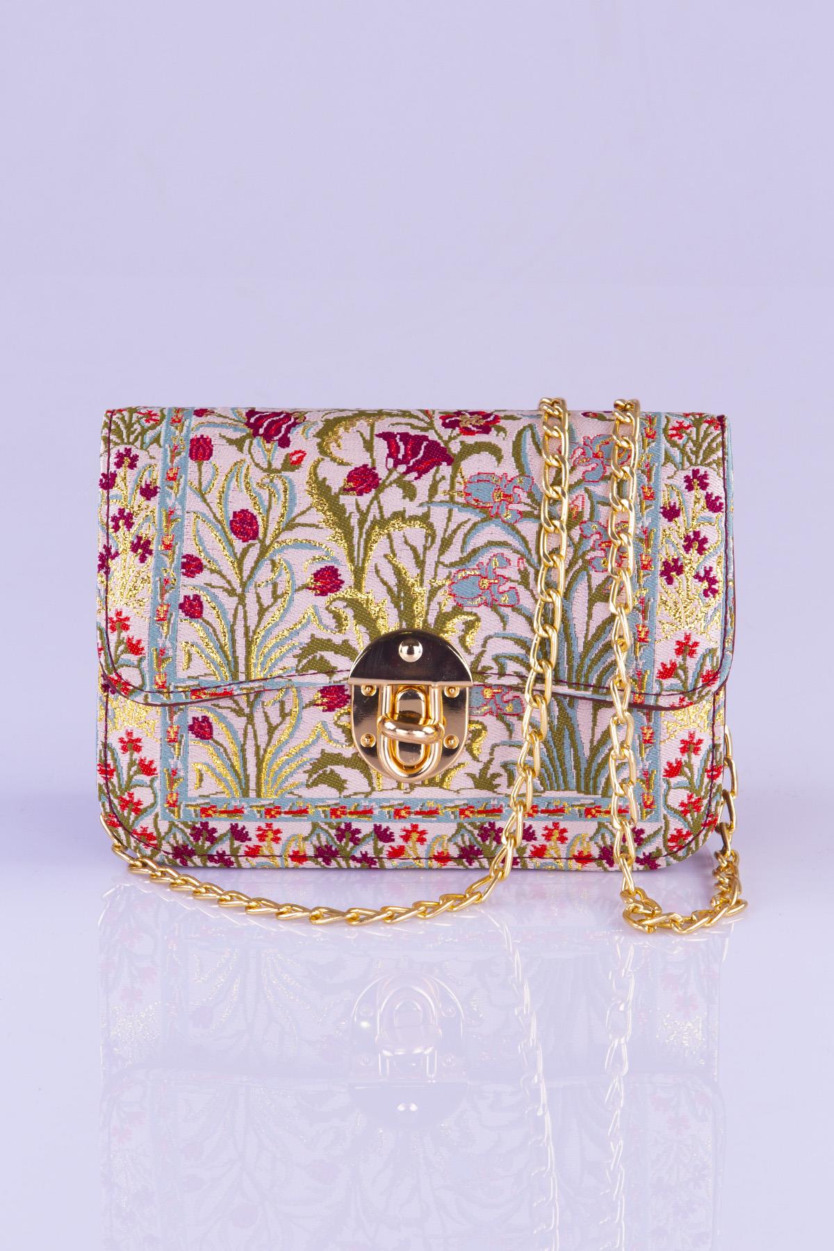 Mottif İstanbul  Otantik Dokuma  Kadın Omuz Çanta 1049.16