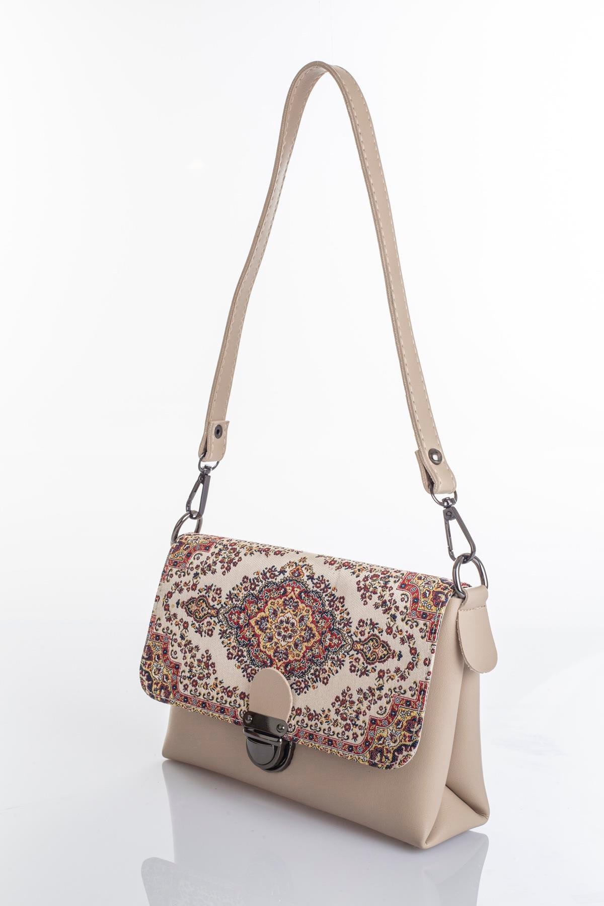 Mottif İstanbul  Otantik Dokuma  Kadın Omuz Çanta 1036.03