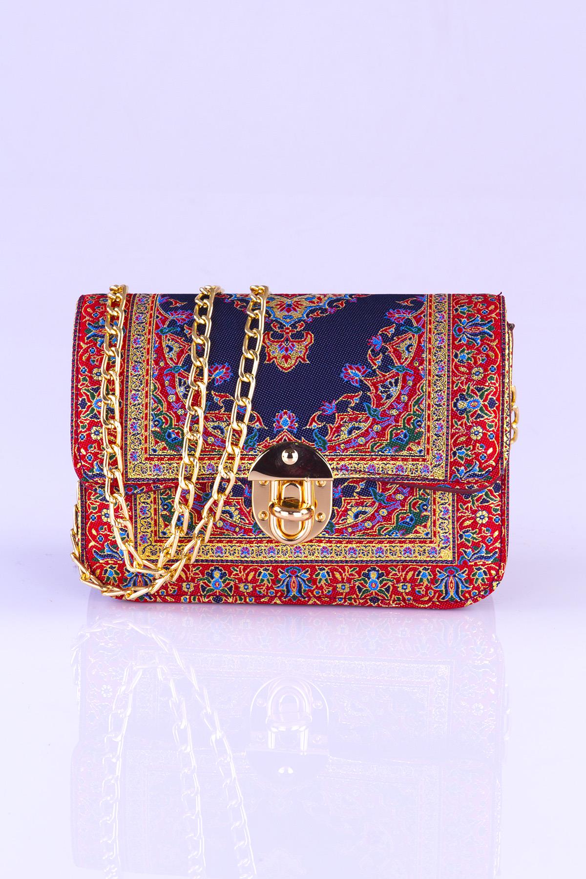 Mottif İstanbul  Otantik Dokuma  Kadın Omuz Çanta 1049.09