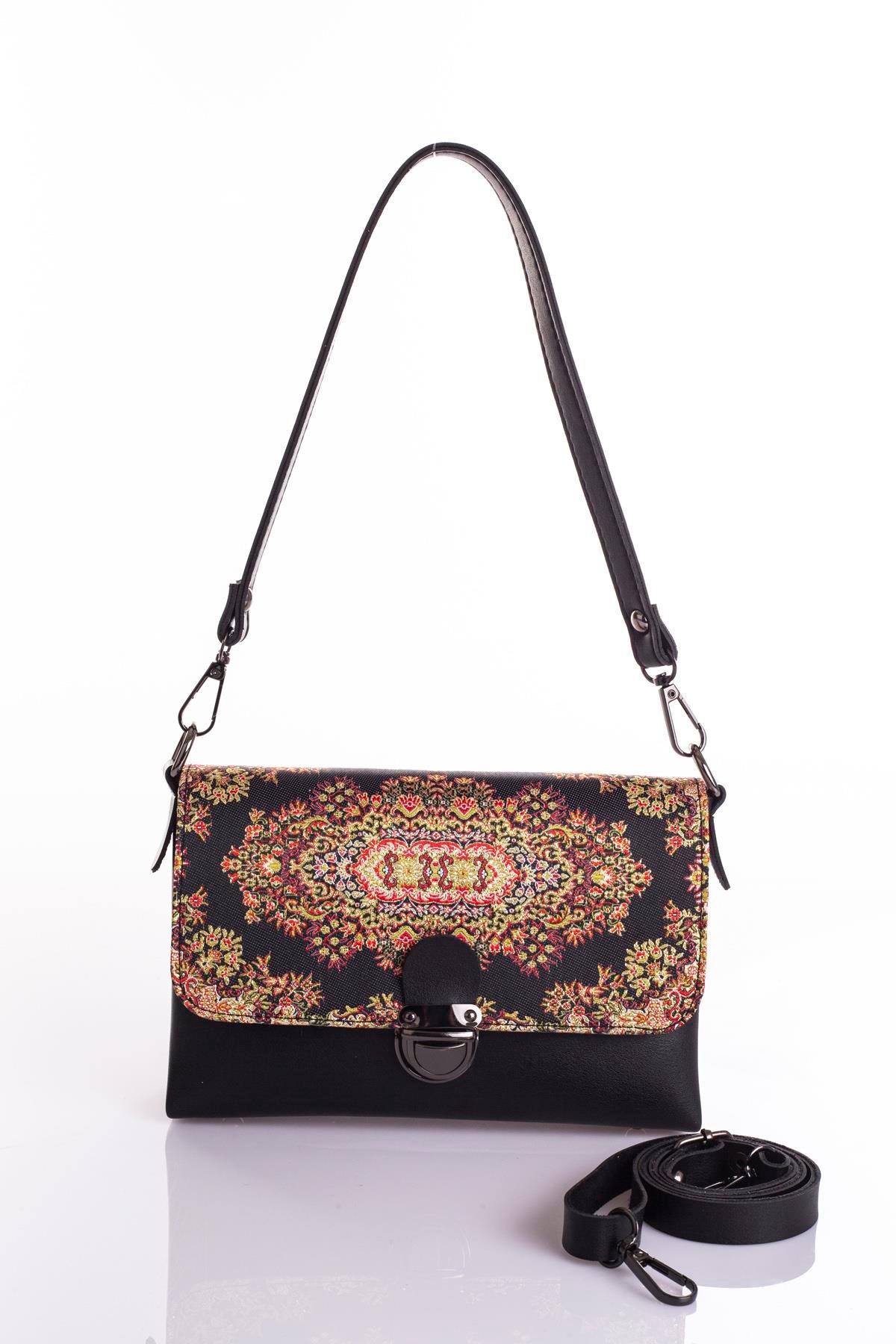 Mottif İstanbul  Otantik Dokuma  Kadın Omuz Çanta 1036.10