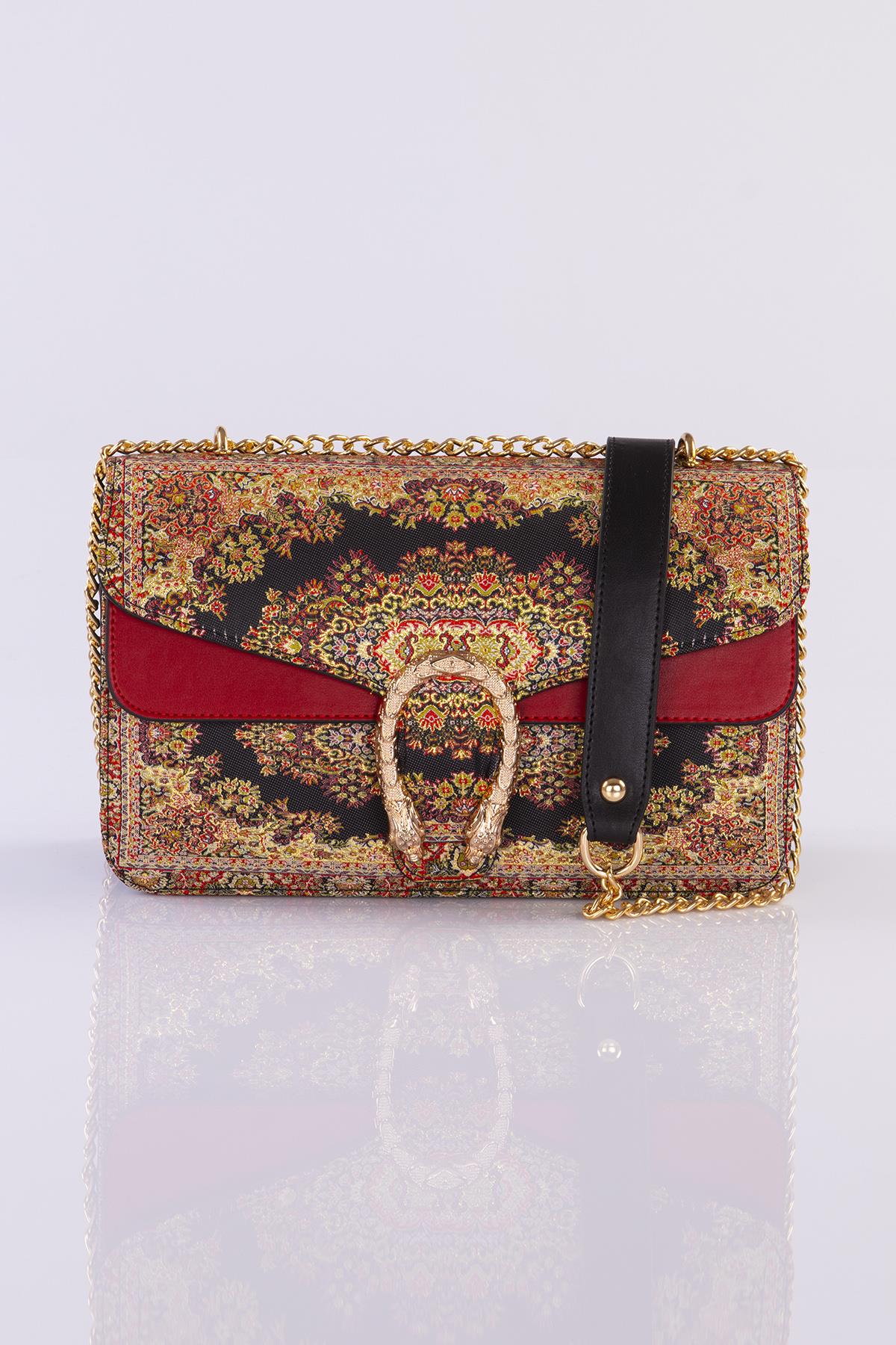 Mottif İstanbul  Otantik Dokuma Kadın Omuz Çanta 1021.10