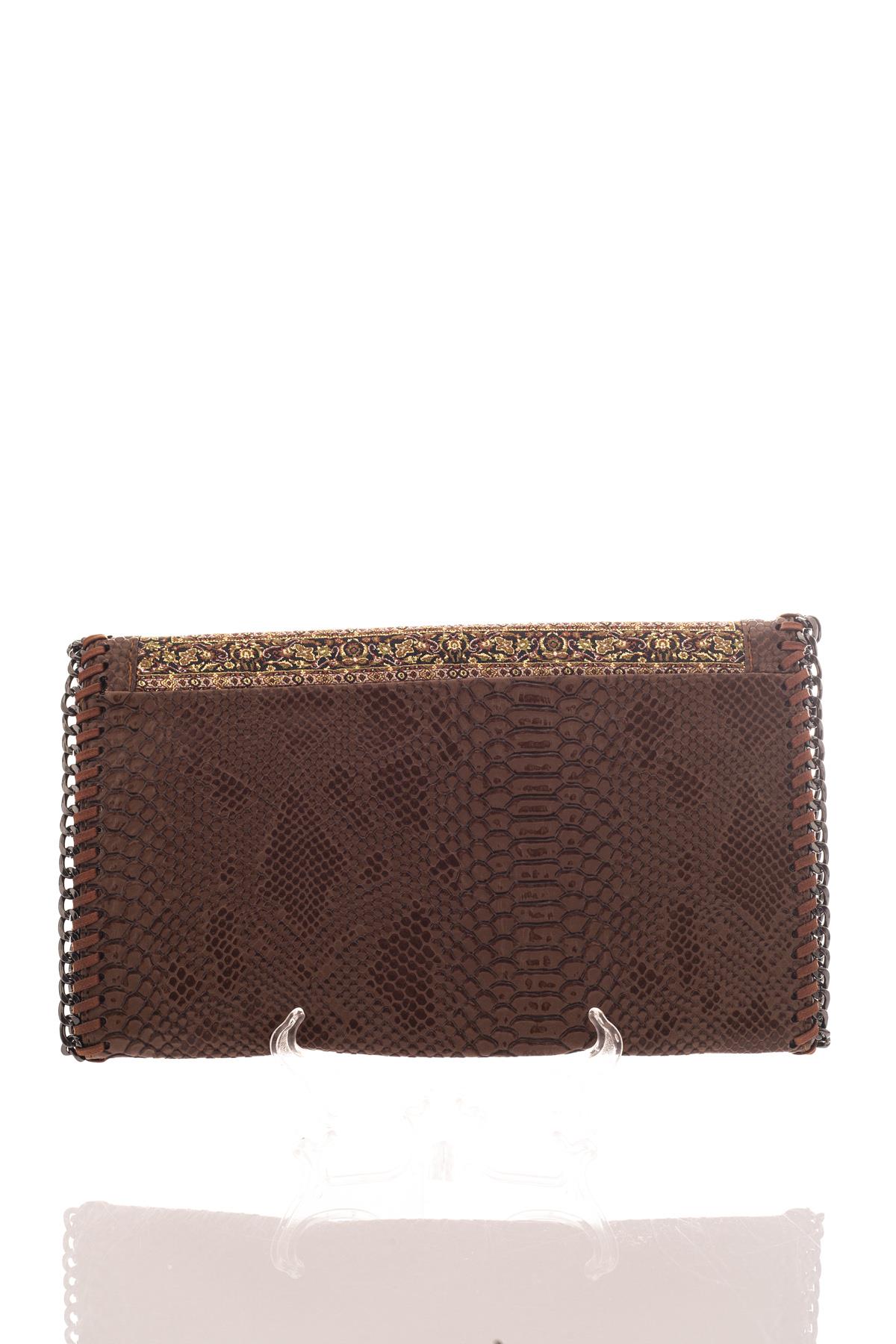 Mottif  İstanbul  Otantik Dokuma Kadın Portföy Clutch Çanta 1007.06