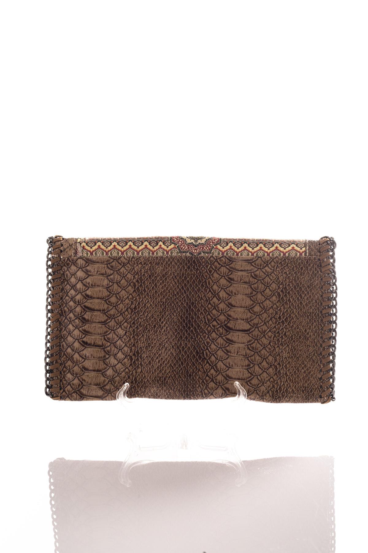 Mottif  İstanbul  Otantik Dokuma Kadın Portföy Clutch Çanta 1007.01