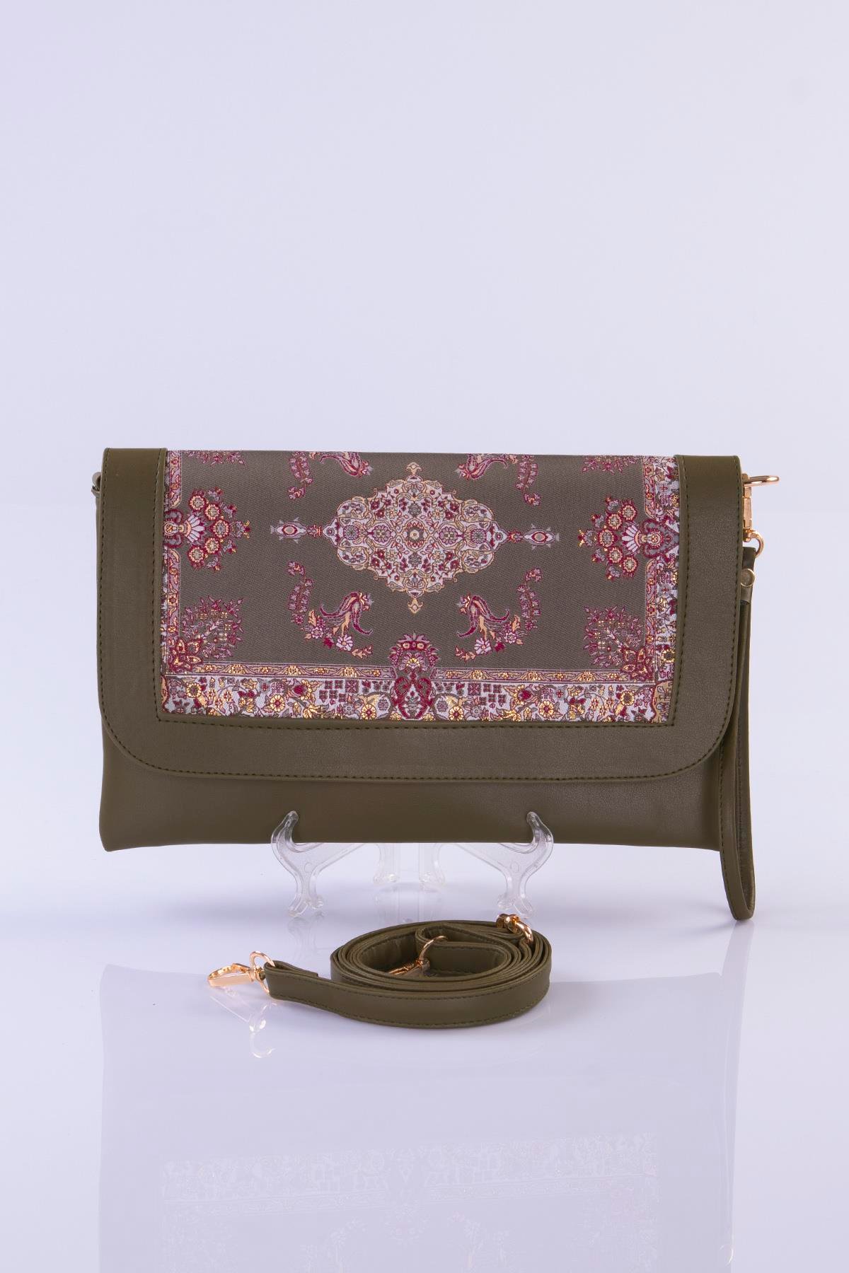 Mottif  İstanbul  Otantik Dokuma Kadın Portföy Çanta 1035.66