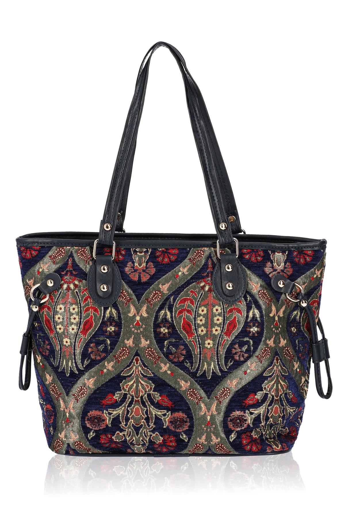 Dokuma Şönil Otantik Kadın Omuz Çanta