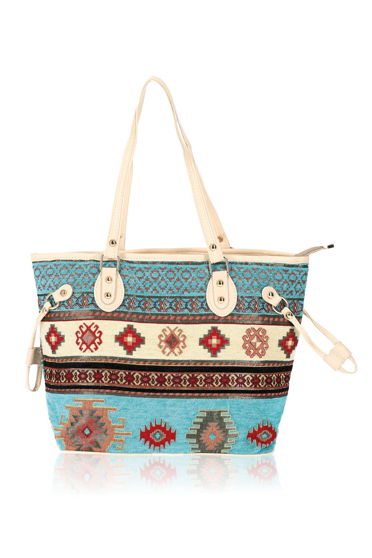 Dokuma Şönil Otantik Kadın Omuz Çanta