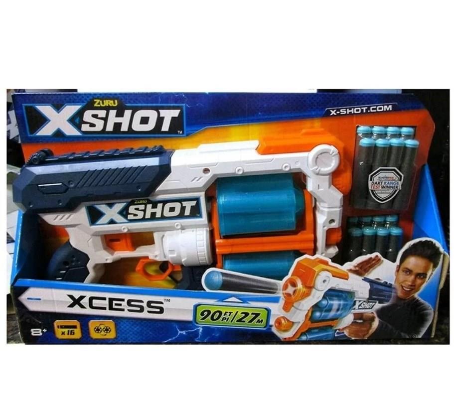  Sünger Atan Excel Xcess Oyuncak Silah 16 Mermili