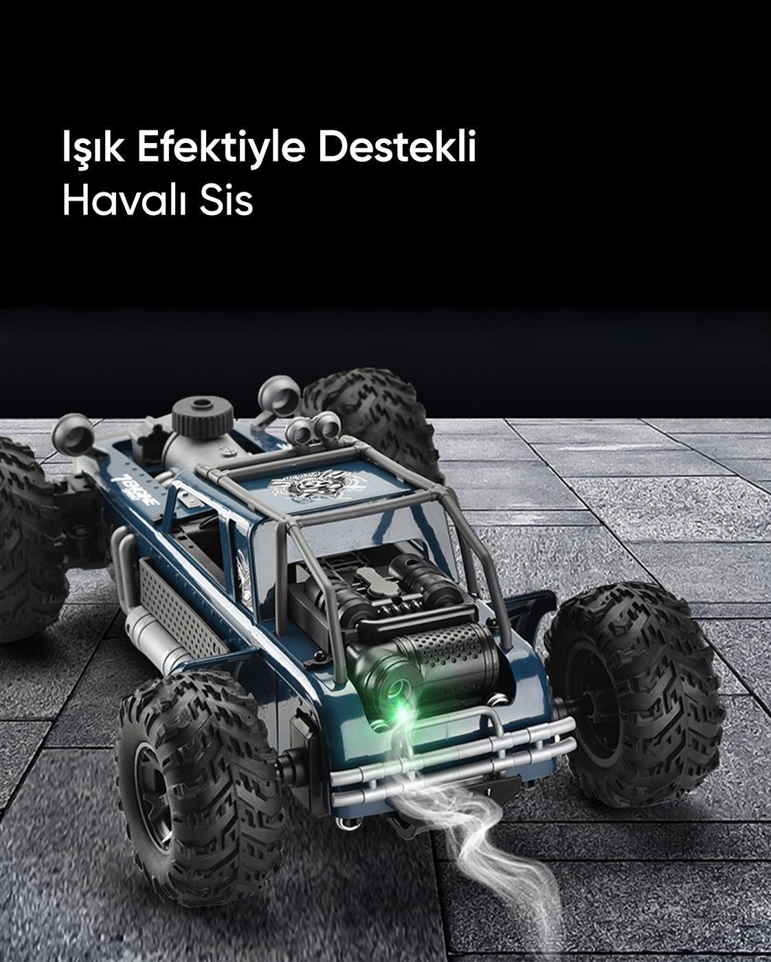 1:10 Yüksek Hızlı Truck Araba 2.4 Ghz Şarjlı Uzaktan Kumandalı Araba