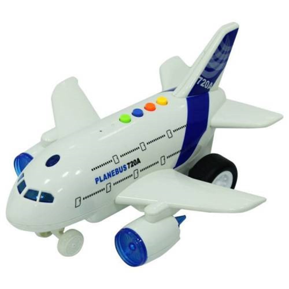 1:16 Planebus Pilli Uçak Sesli Işıklı Boeing Tipi 24 Cm