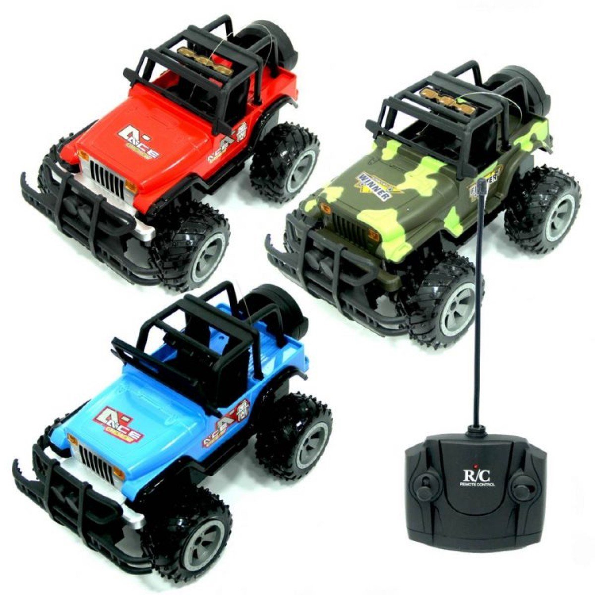 1:16 Zor Yollar Full Fonksiyon Kumandalı 28 Cm Jeep