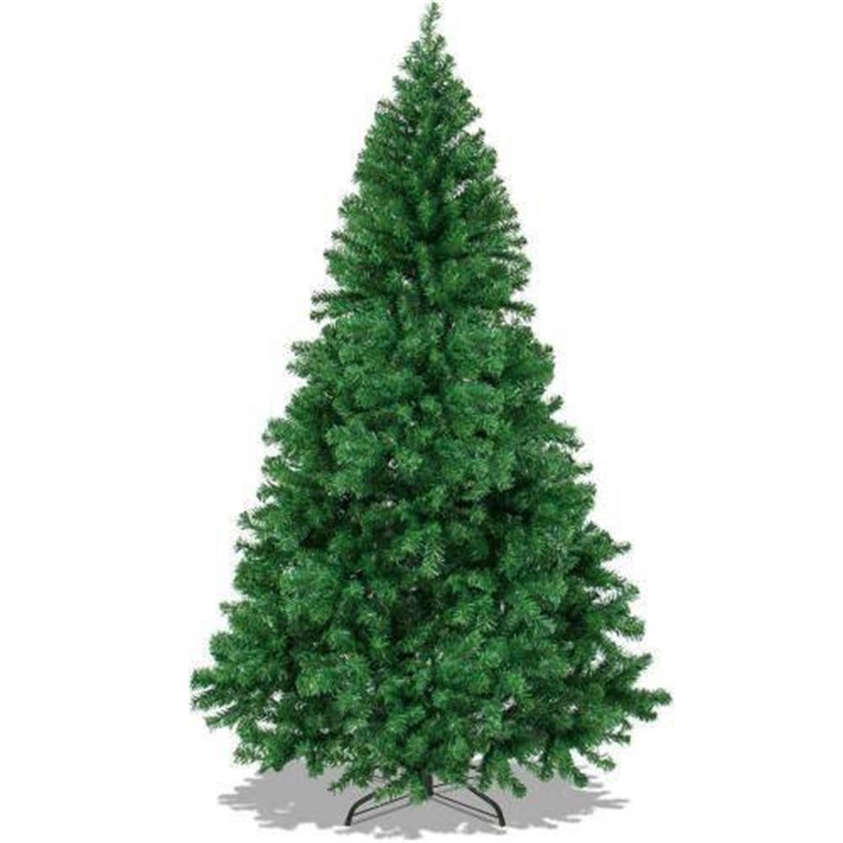 250 Cm Yılbaşı Ağacı 1650 Gür Dallı Metal Gövde Metal Ayak Noel Ağacı Yılbaşı Çam Ağacı