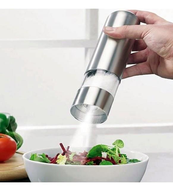 2li Pilli Karabiber Tuzluk Değirmeni Otomatik Baharat Öğütücü