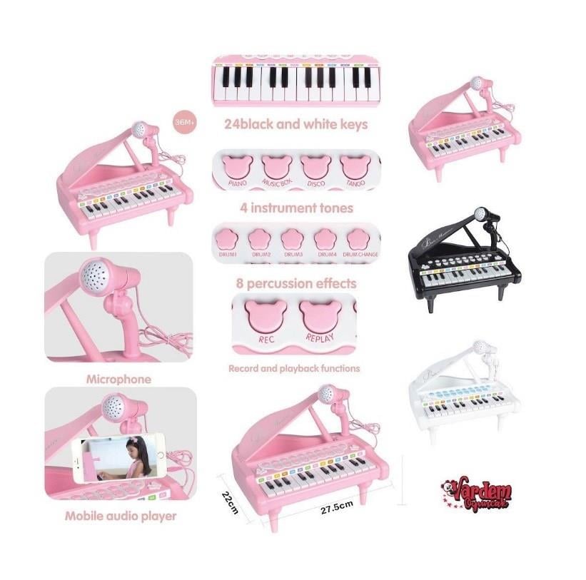 31 Tuşlu Mikrofonlu Mini Piano MP3