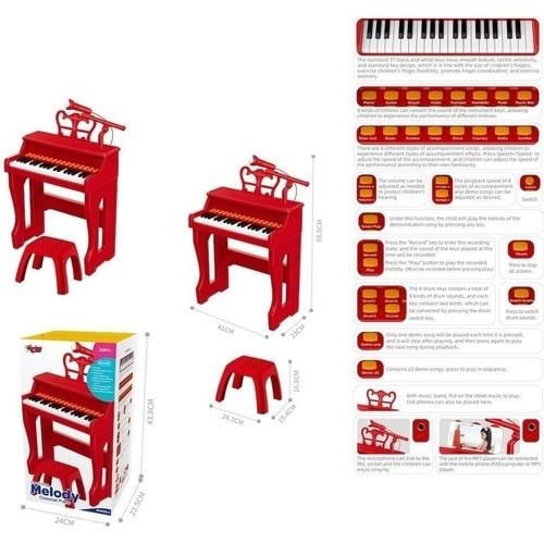 37 Tuşlu Mikrofonlu Klasik Piano
