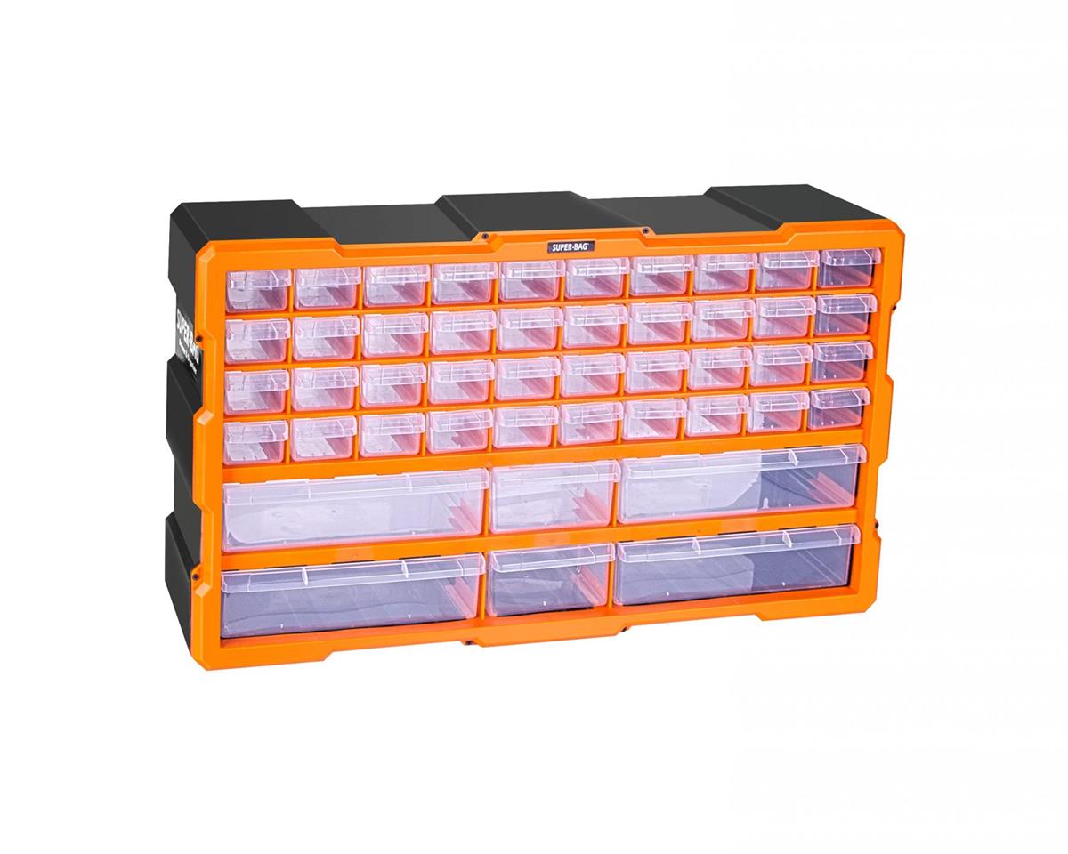 46 Bölmeli Monoblok Çekmeceli Organizer Mega Boy 6017
