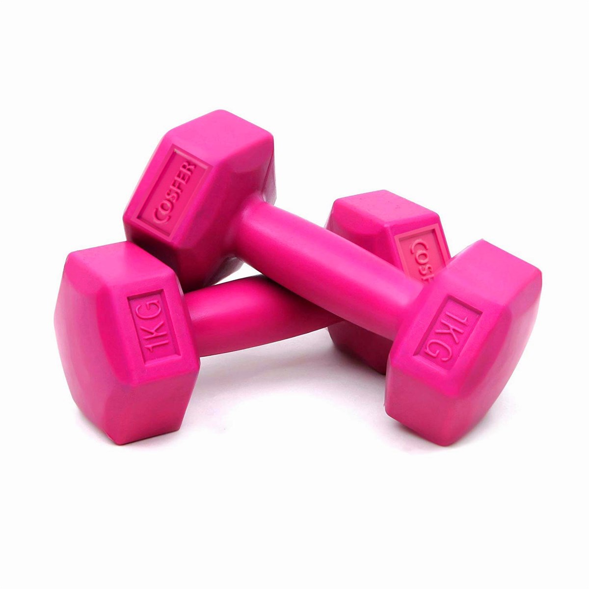8li Pilates Seti Çember İp Dambıl Lastik Pompa