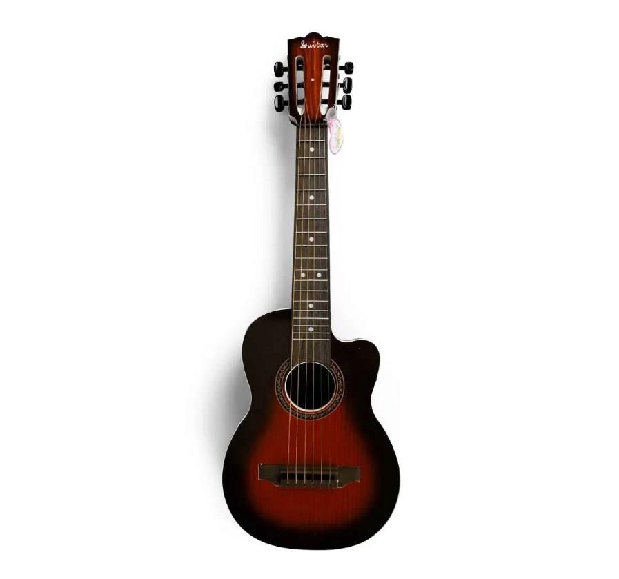 Akustik Gitar 69 cm Ahşap Görünümlü Çocuk Gitarı