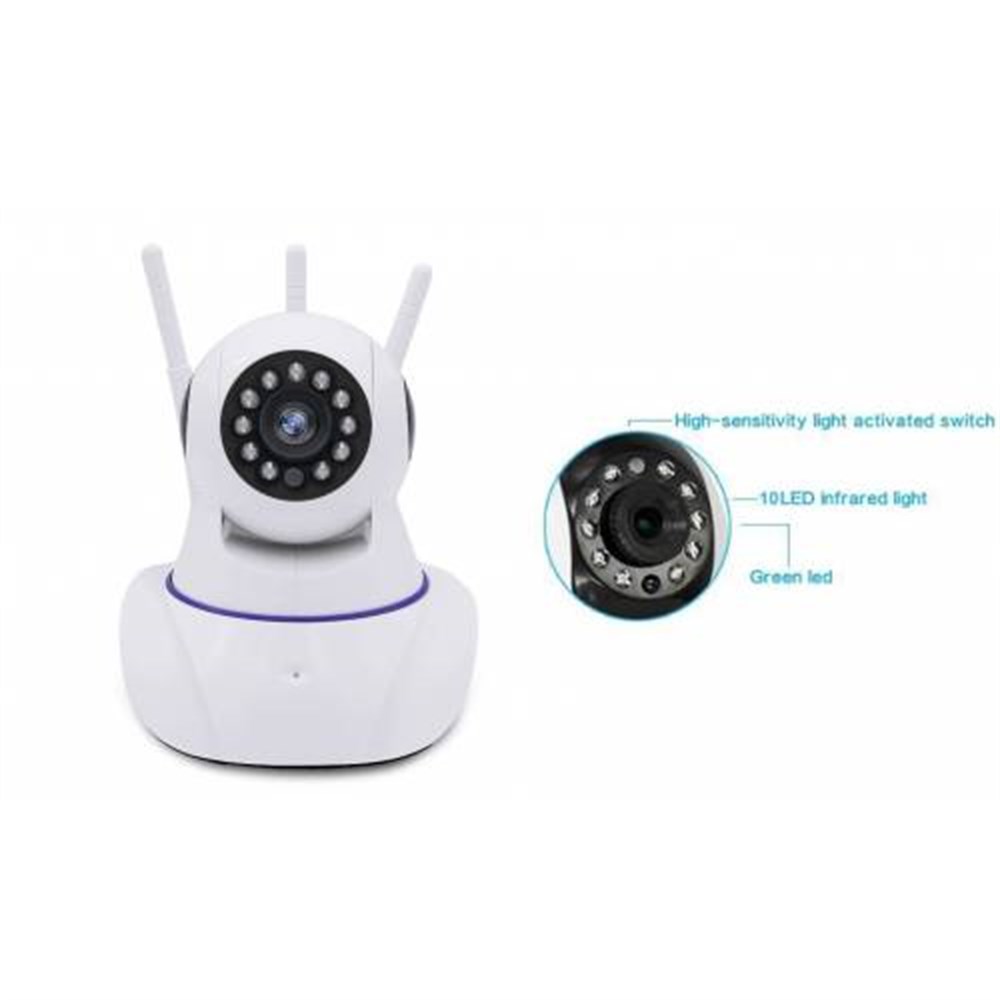 AngelEye KS-515 Gece Görüşlü HD 360 Derece Wifi İp Kamera