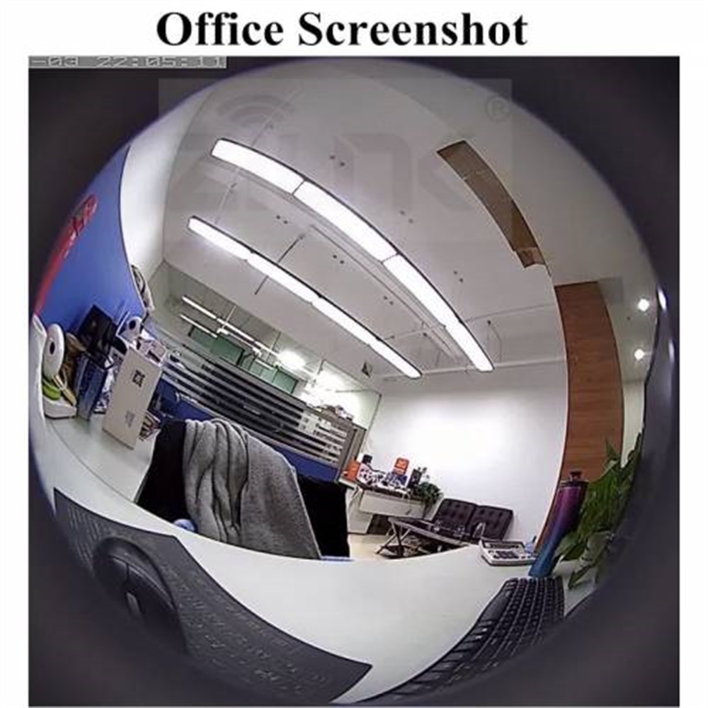 AngelEye KS-606 Panoromik Wifi Ampul Kamera Bebek Bakıcı Kamerası Cepten Takip