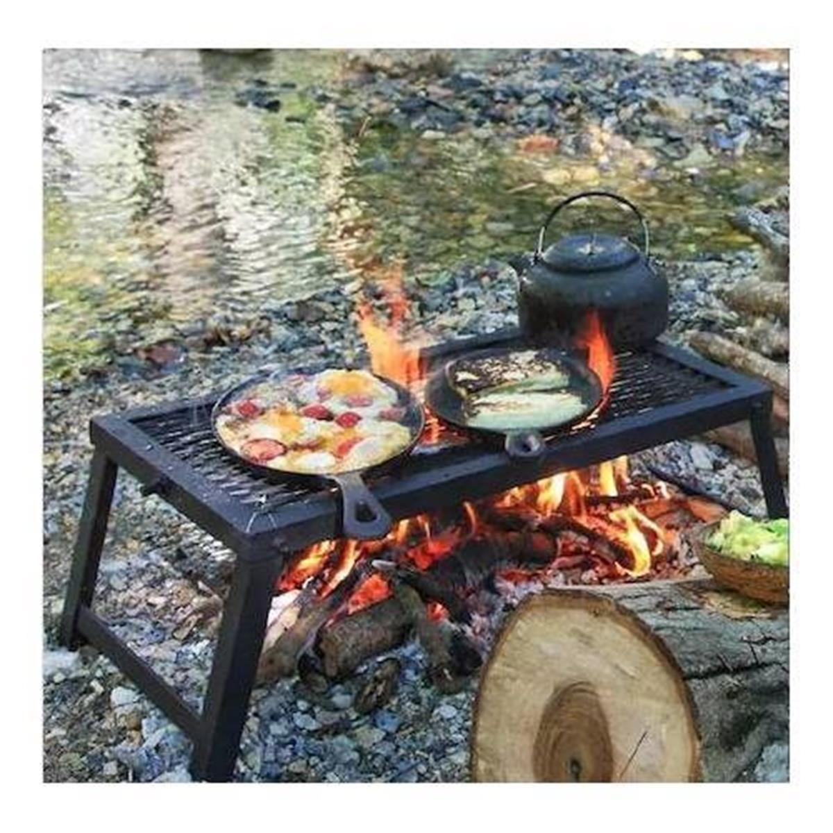 Ateş Üstü Izgara Maxi Boy Taşıma Çantalı