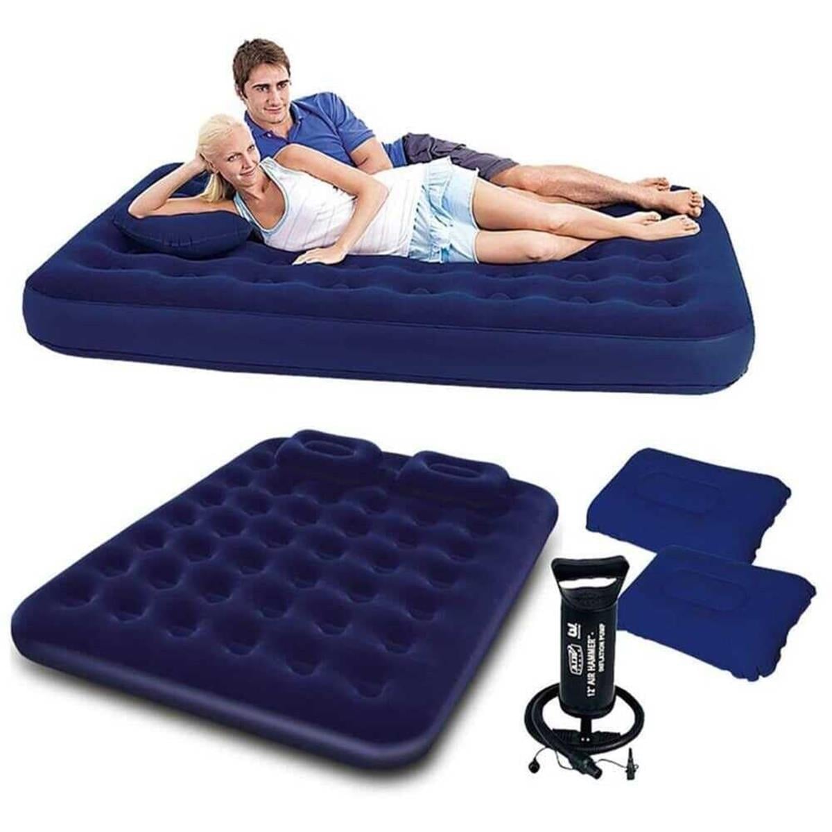 Avenli 21470 Çift Kişilik Yastıklı Şişme Yatak Set