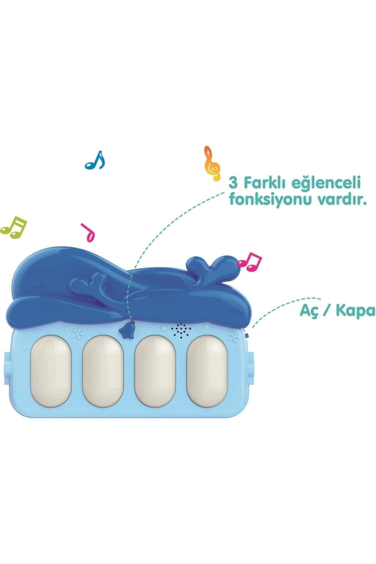 Babycim Piyanolu Balina Oyun Halısı