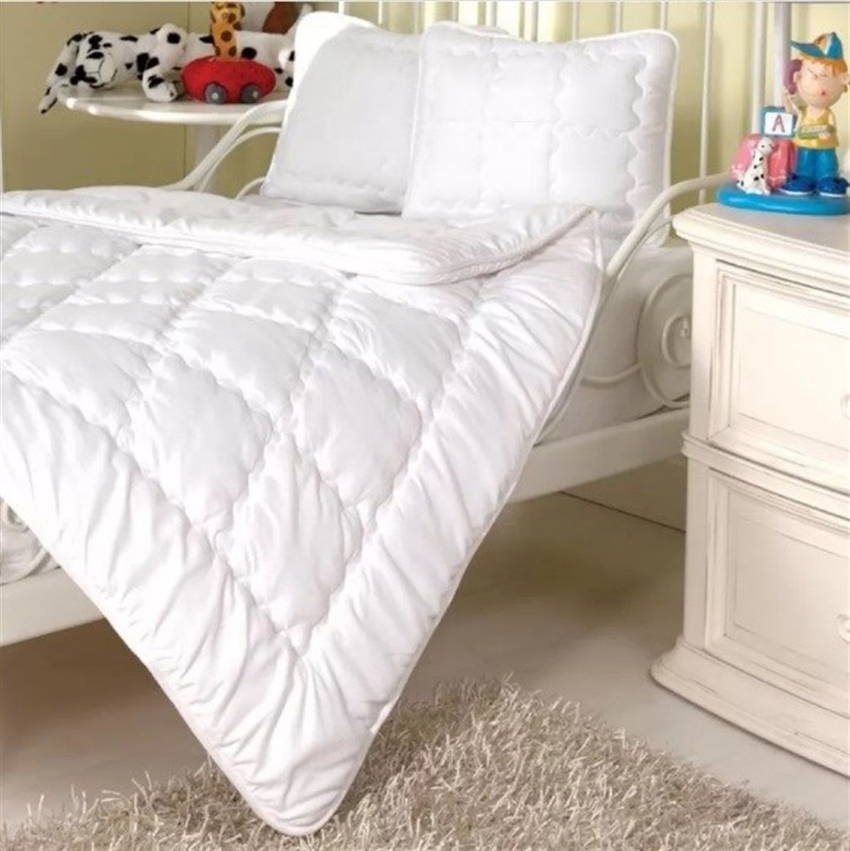 Bebek Bambu Silikon Yorgan 95x145 Cm