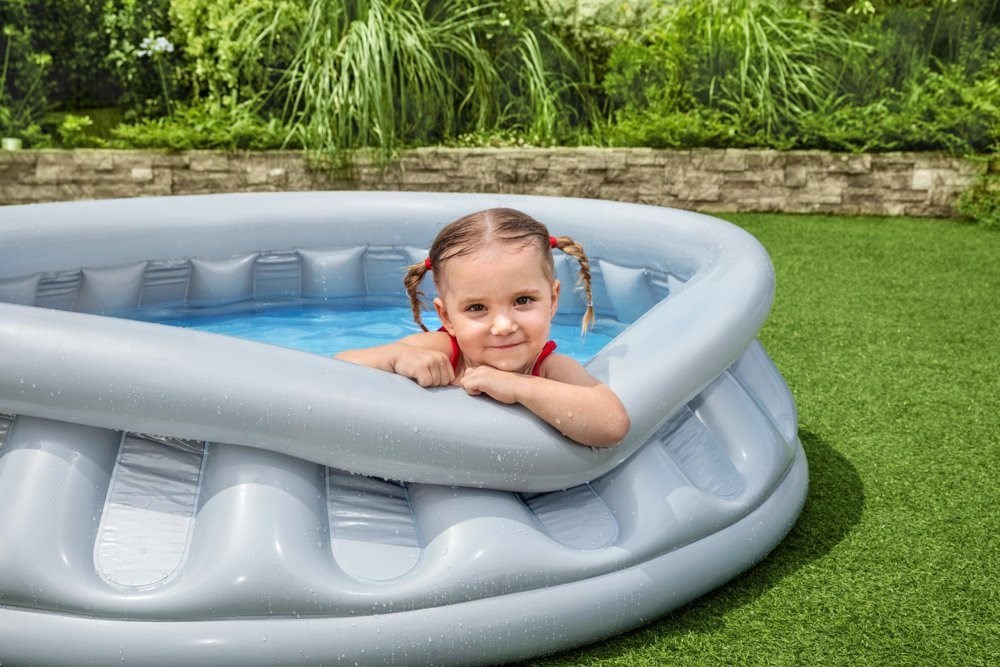 Bestway 51080 Büyük Metalik Uzay Gemisi Şişirilebilir Havuzu 152x43 cm