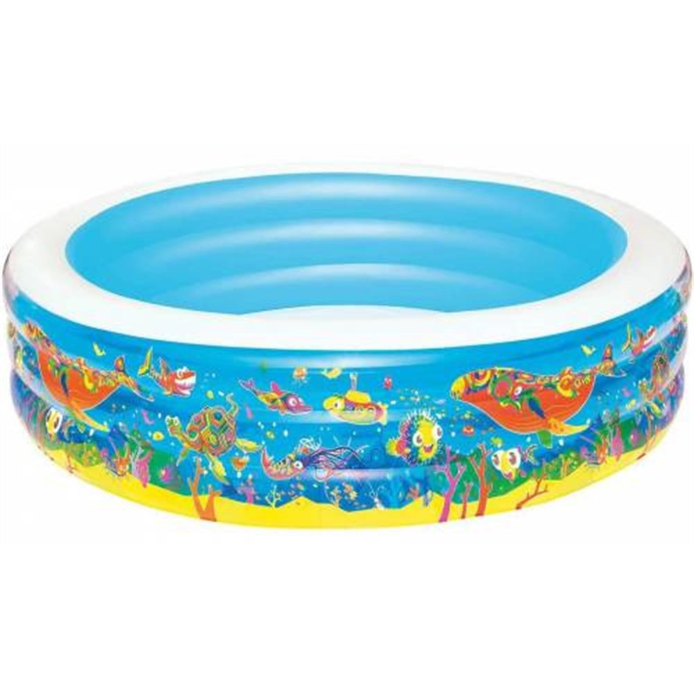Bestway 51122 Okyanus Desenli Şişme Havuz Mega Boy 196X53 CM