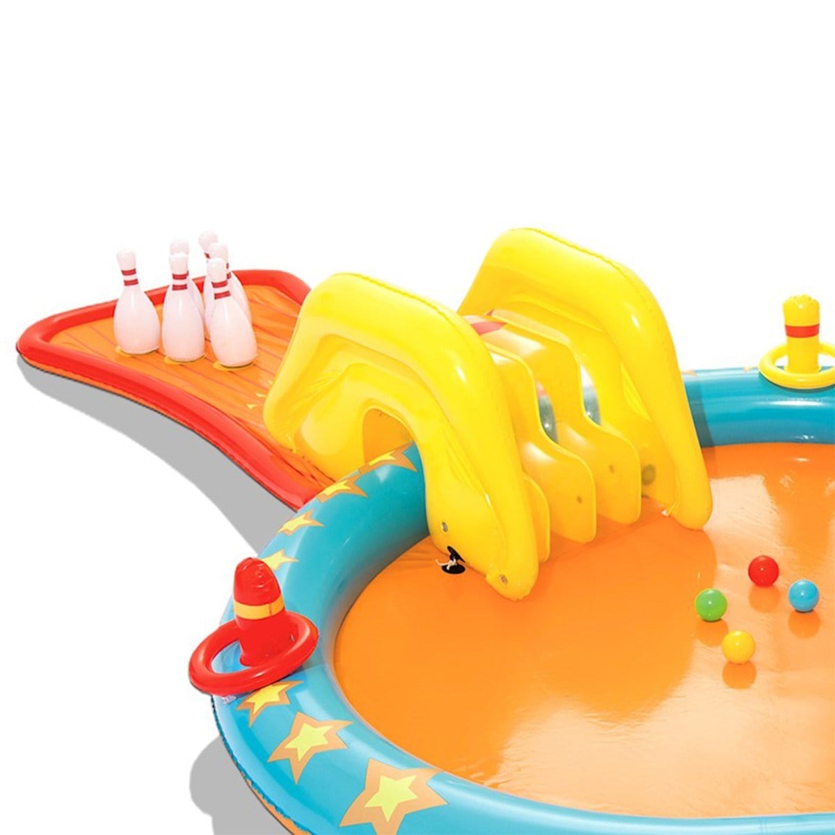 Bestway 53068 Aquapark Kaydıraklı Bowling Oyuncaklı Şişme Havuz