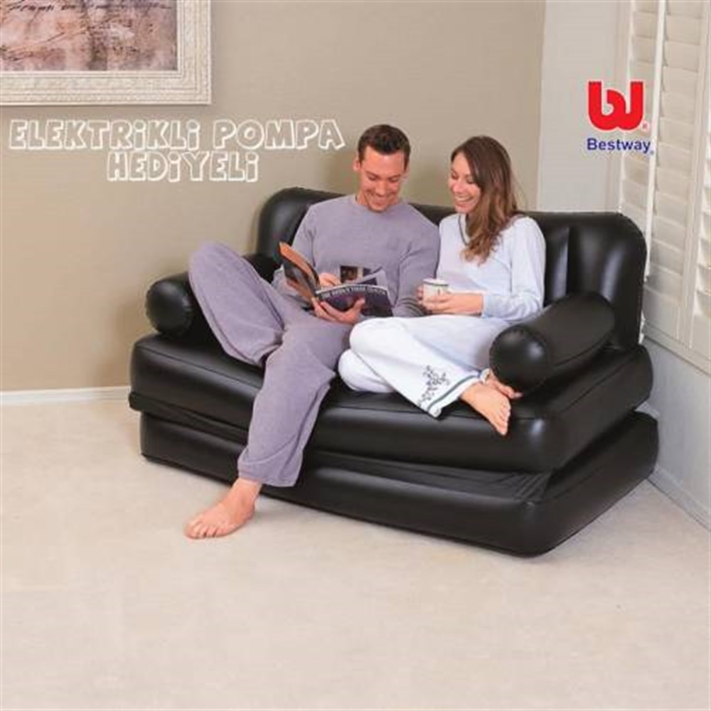 Bestway 5in1 Çok Fonksiyonlu Koltuk Yatak 75056
