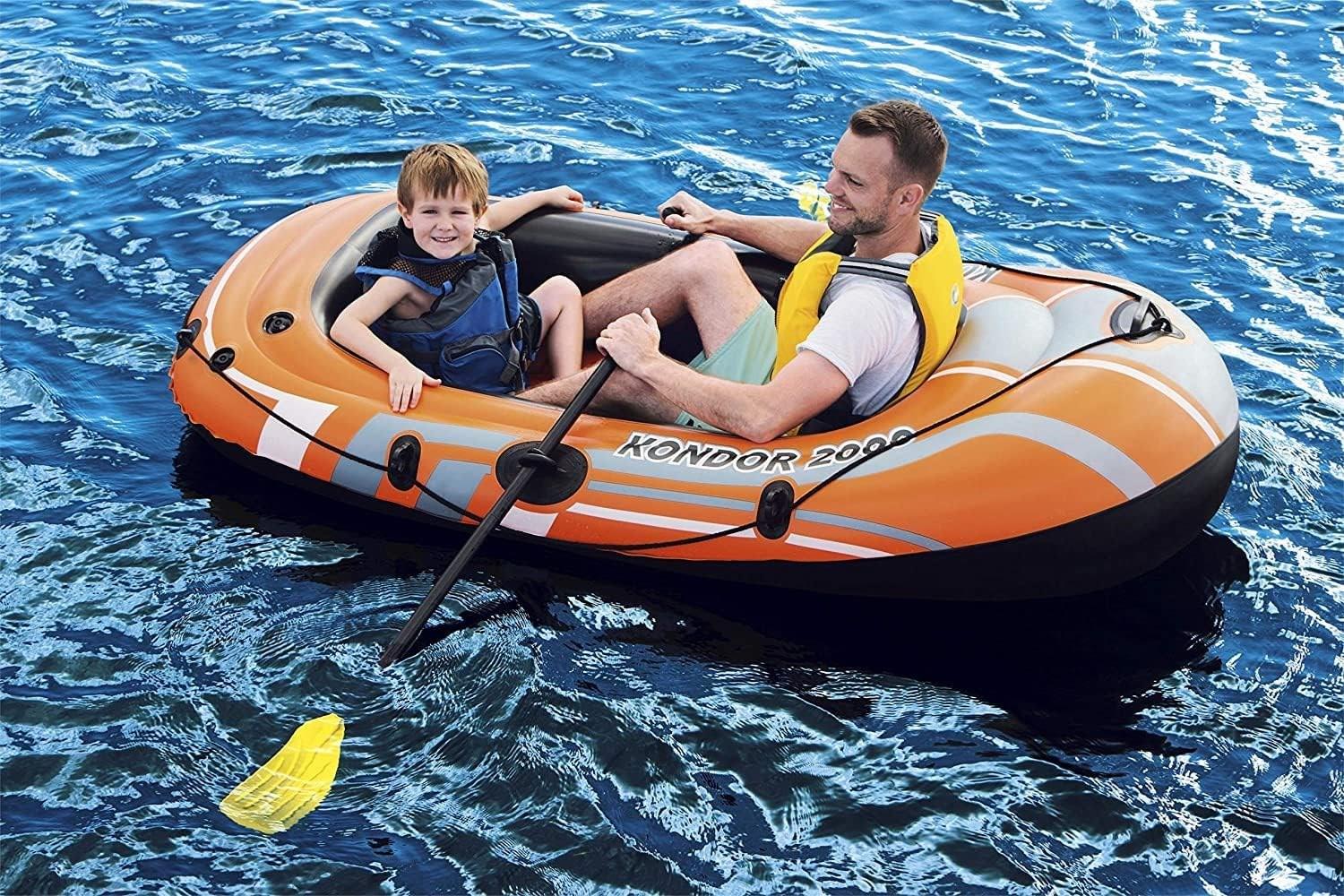 Bestway 61062 Şişme Tabanlı Şişme Bot 2 Kişilik 196X114Cm Bot