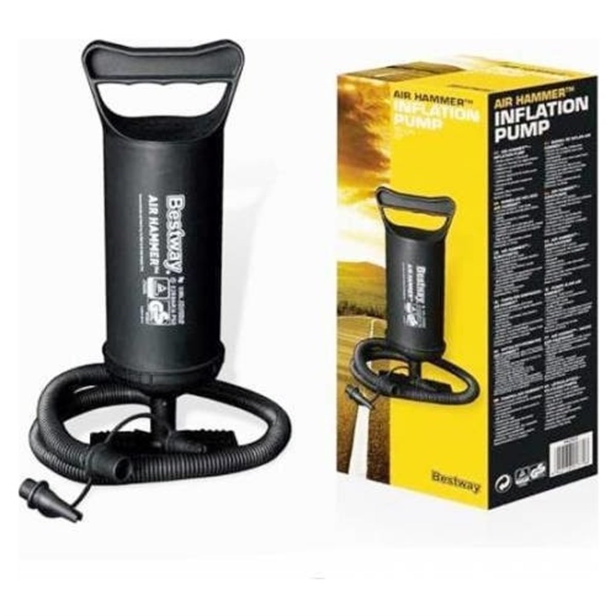 Bestway 62002 Çift Fonksiyonlu 30 Cm Şişirme Pompası