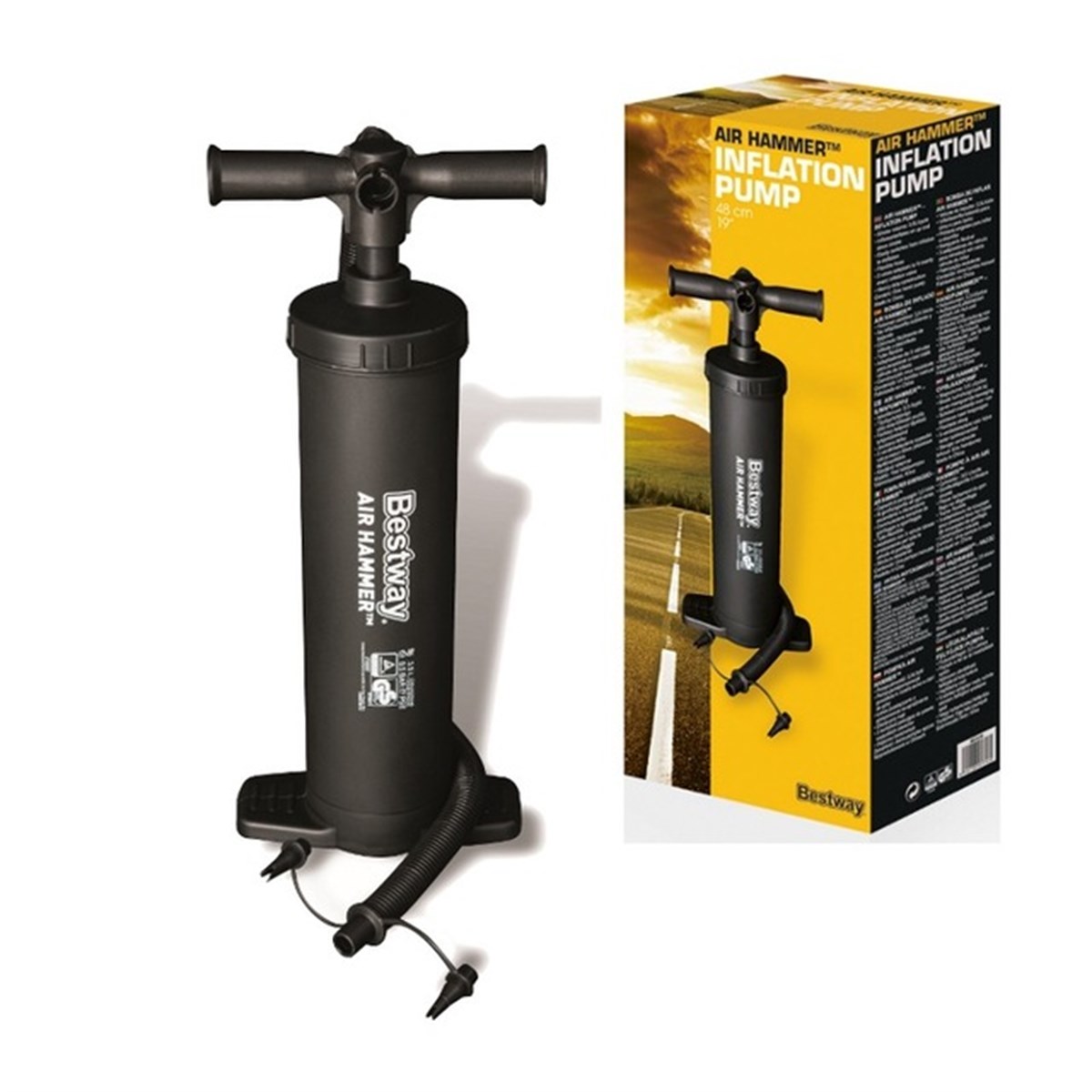 Bestway 62030 Air Hammer  Çift Fonksiyon 48 Cm El Pompası