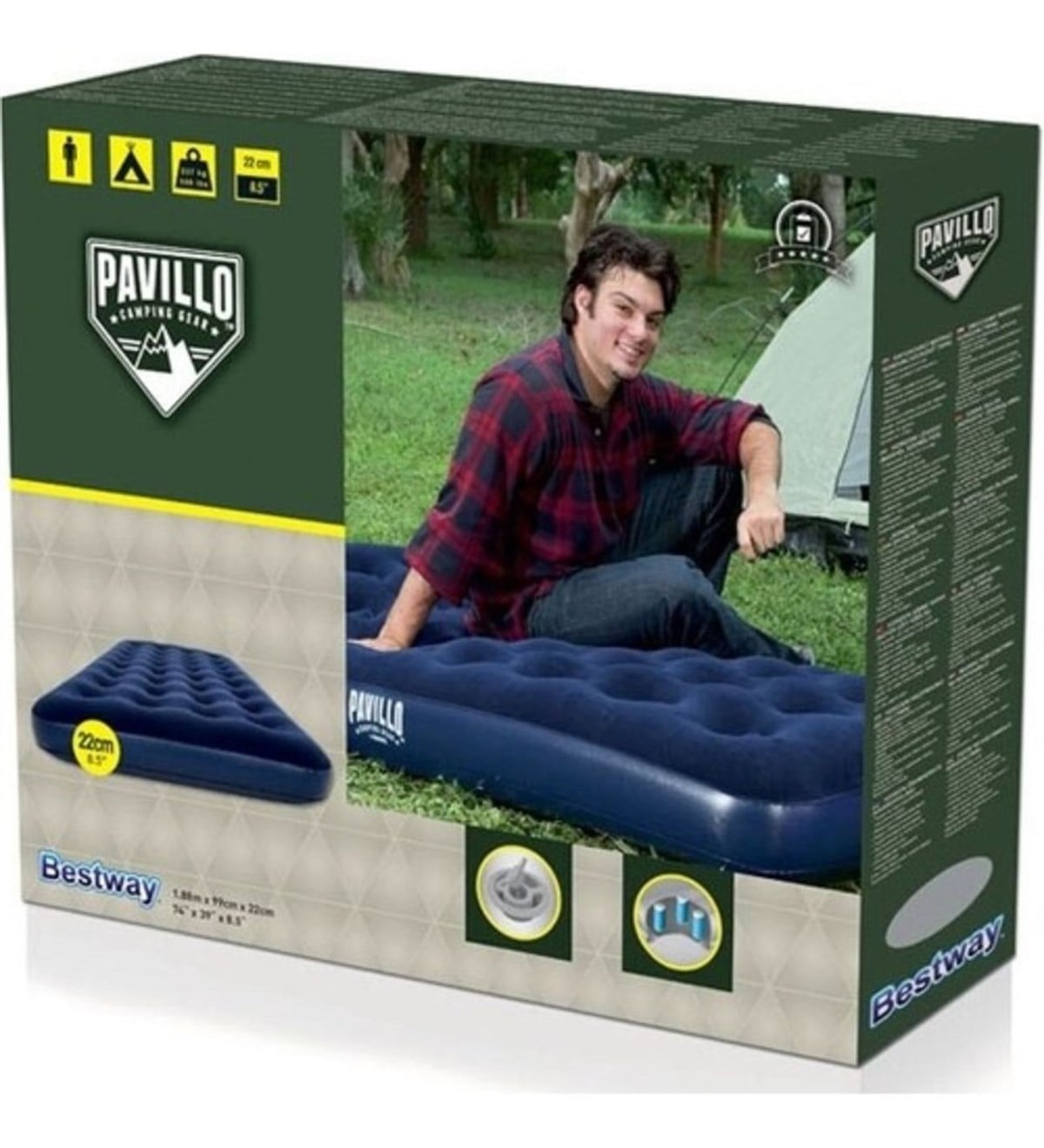 Bestway 67001 Tek Kişilik Battal Boy Şişme Yatak
