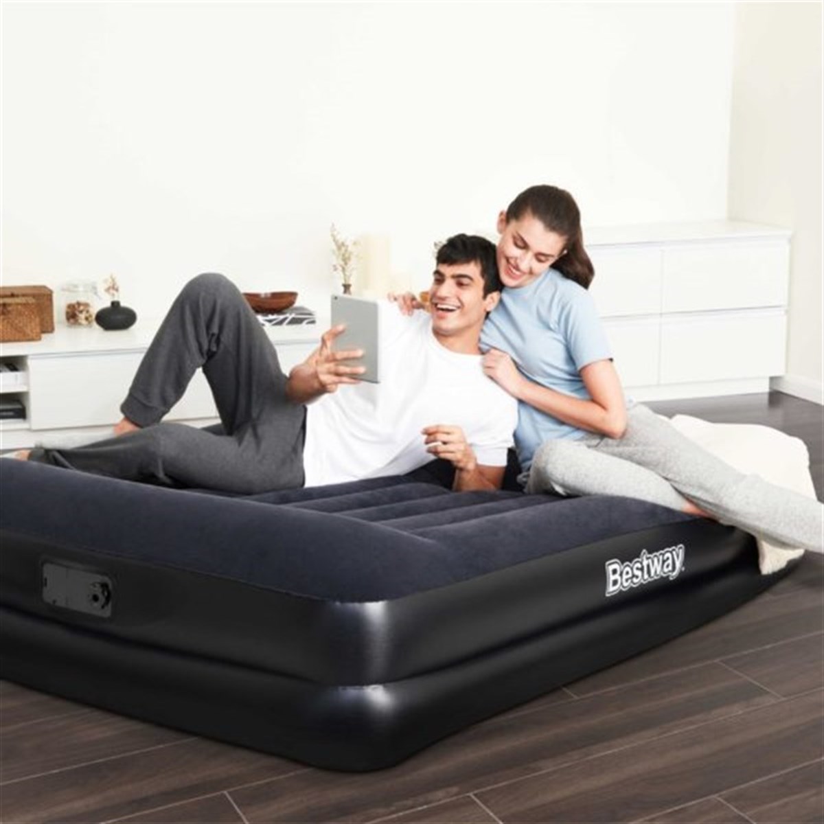 Bestway 67403 Queen Elektrikli Çift Kişilik Şişme Yatak