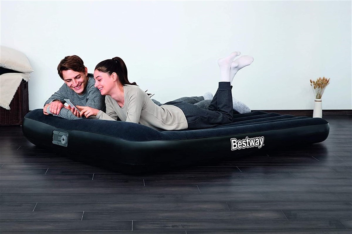 Bestway 67464 Çift Kişilik Yastıklı XL Boy Şişme Yatak