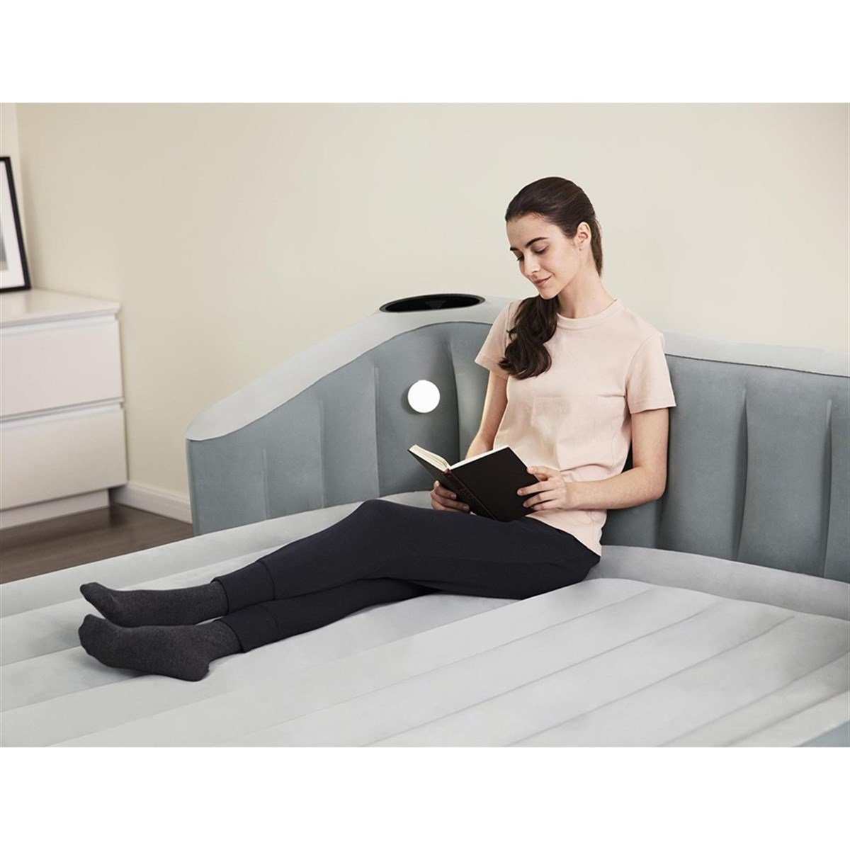 Bestway 67620 Başlıklı Elektrikli Deluxe Şişme Yatak