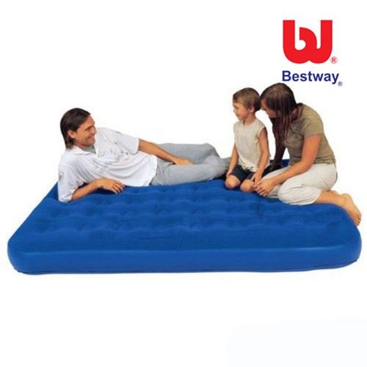 Bestway Çift Kişilik Şişme Yatak 67002 Şişirme Pompası Hediyeli