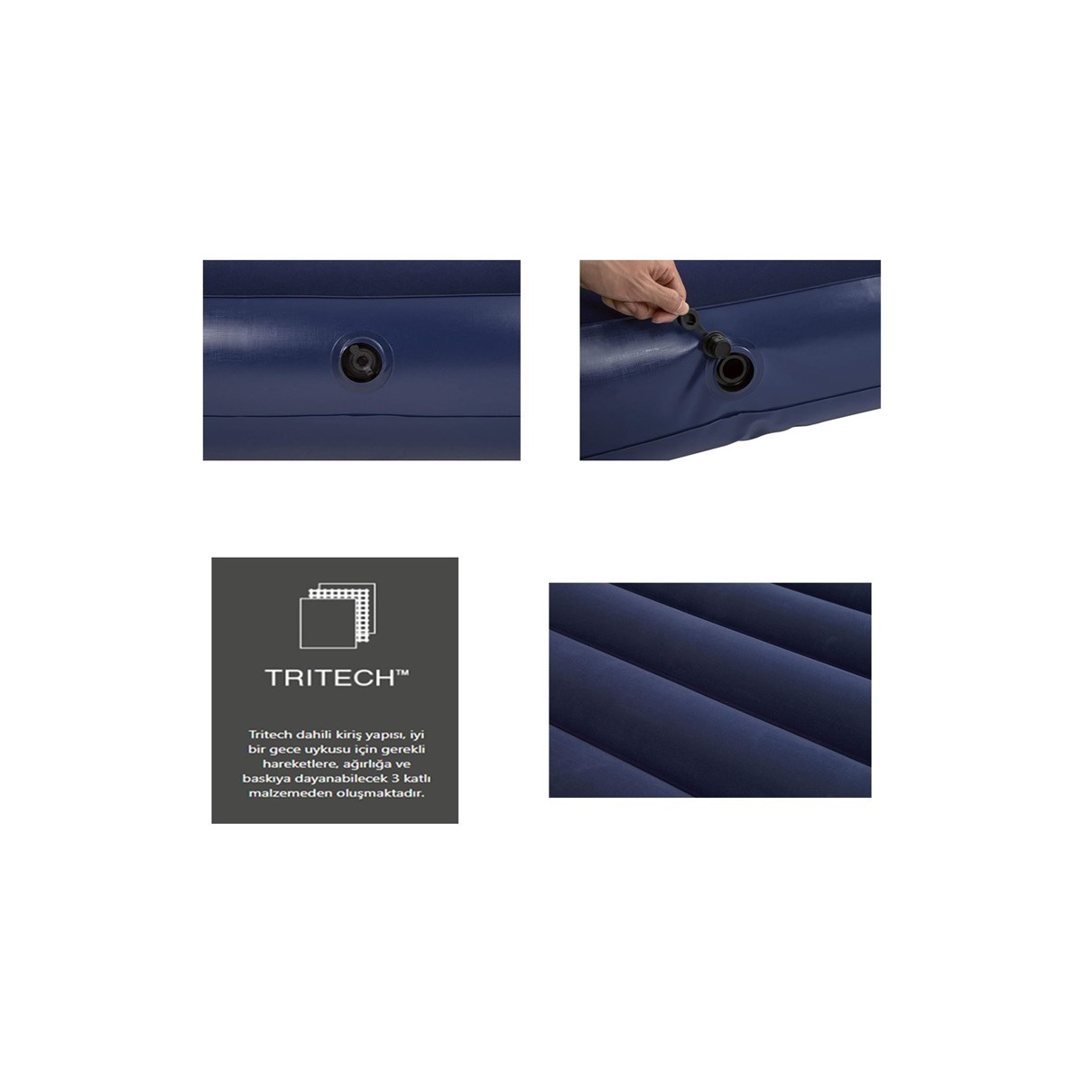 Bestway Pavillo 67681 Tritech Full Çift Kişilik Şişme Yatak