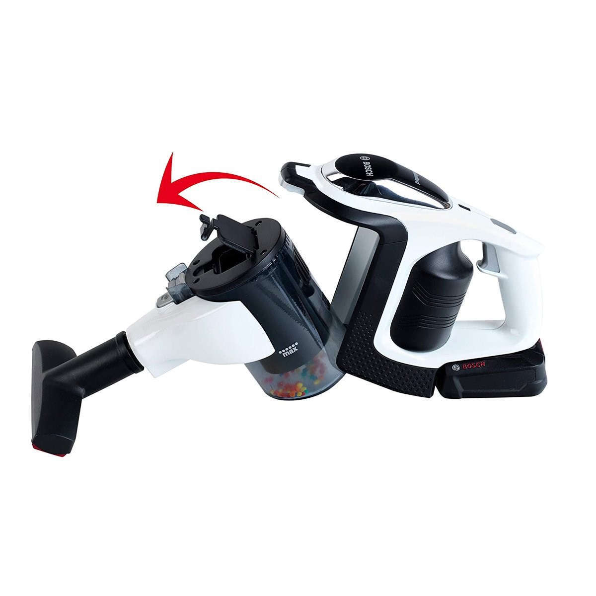 Bosch Oyuncak Sesli Işıklı Beyaz Elektrik Süpürgesi